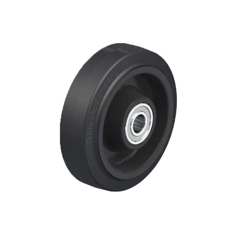 Roue En Caoutchouc 150x40 Mm Sans Support - Parfaite Pour Charges Légères Sur Sol Dur